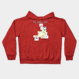 The Golden Girls Floor Plan Kids Hoodie